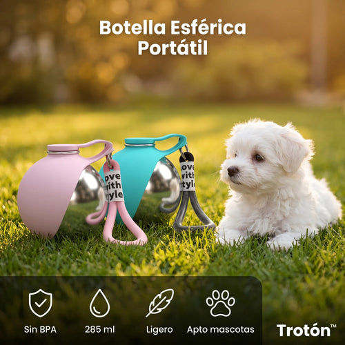 Trotón™ Botella Esférica para Perros