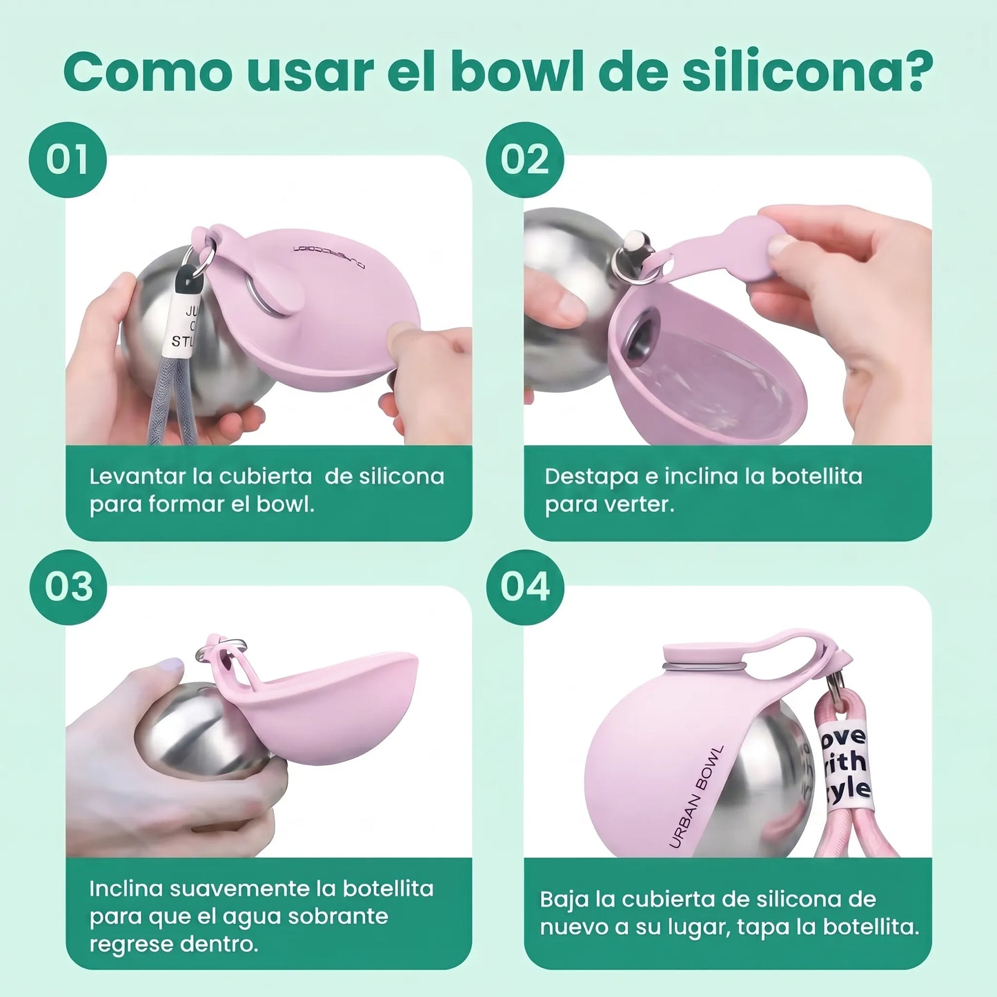 Trotón™ Botella Esférica para Perros